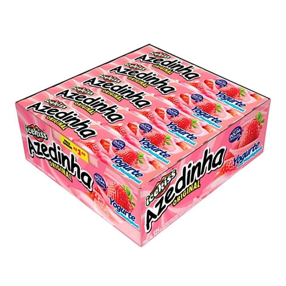 Bala Mastigável Azedinha Yogurte 35g C/ 15 Unid