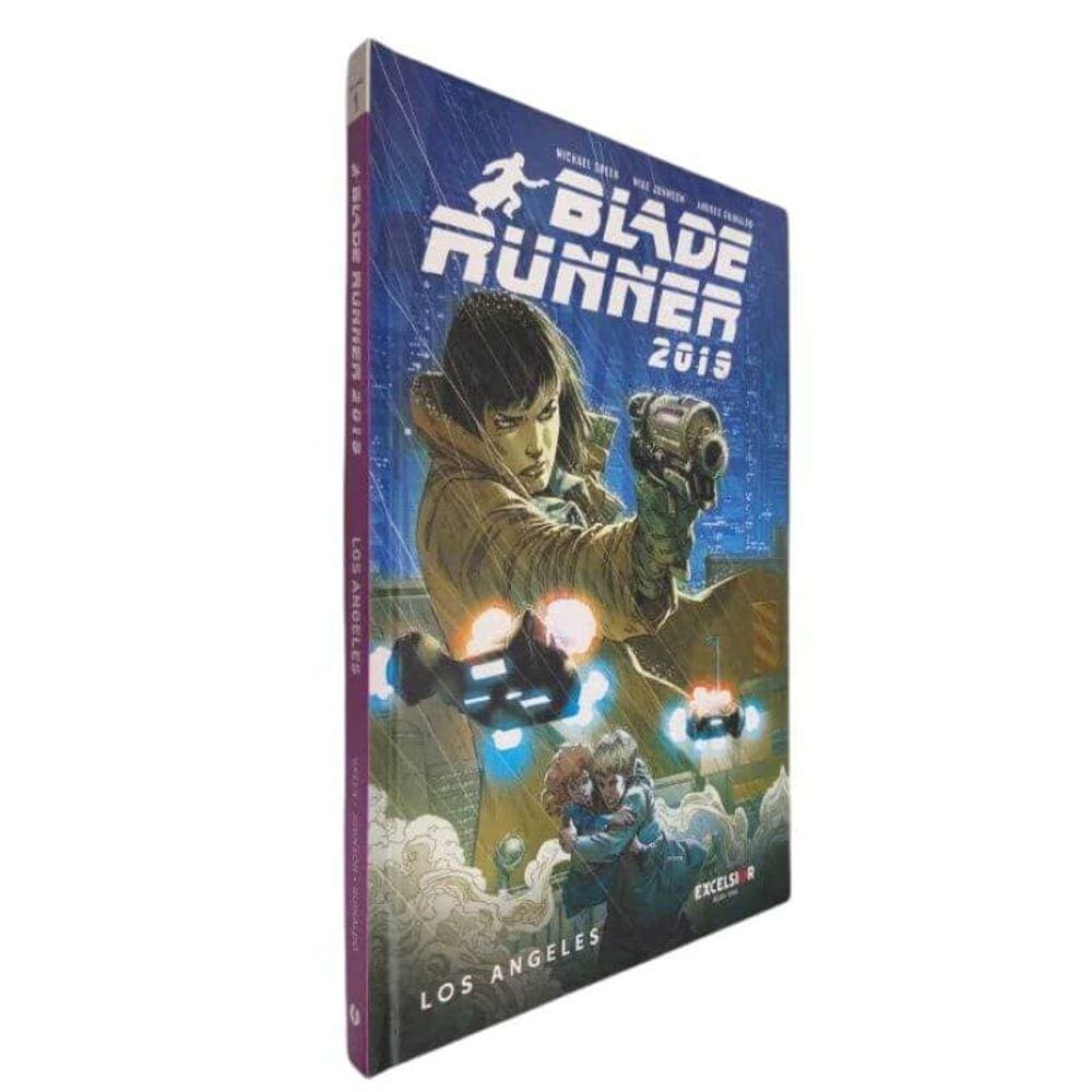 Livro Físico em Formato HQ Graphic Novel Blade Runner 2019 Vol. 1 Los Angeles M. Green M. Johnson A. Guinaldo Capa Dura