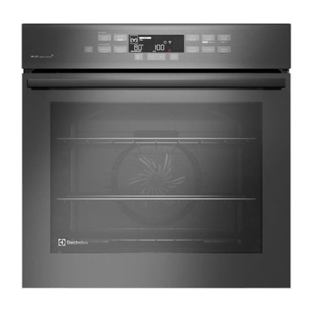 Forno 80l de Embutir Electrolux Preto - Elétrico - Expert Com Vaporbake - 220v - Oe8ew