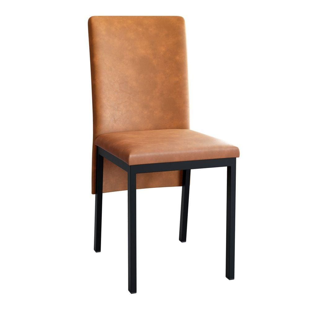 Cadeira para Sala de Jantar Nápoles Preto/Caramelo