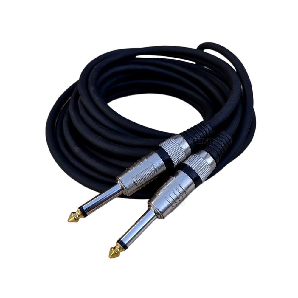 Cabo Premium P10 5M Caixa Som Violão Guitarra Profissional