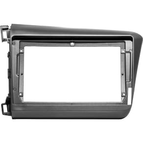 Moldura Painel 2 Din 9 Polegadas Honda Civic 12 a 16 Grafite