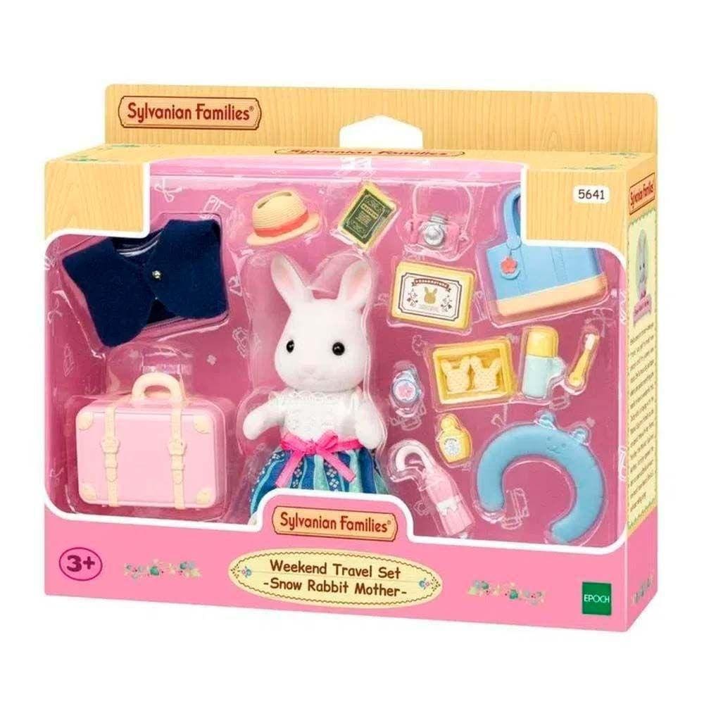 Figura Com Acessório - Sylvanian Families - Mamãe Viagem - Epoch Magia