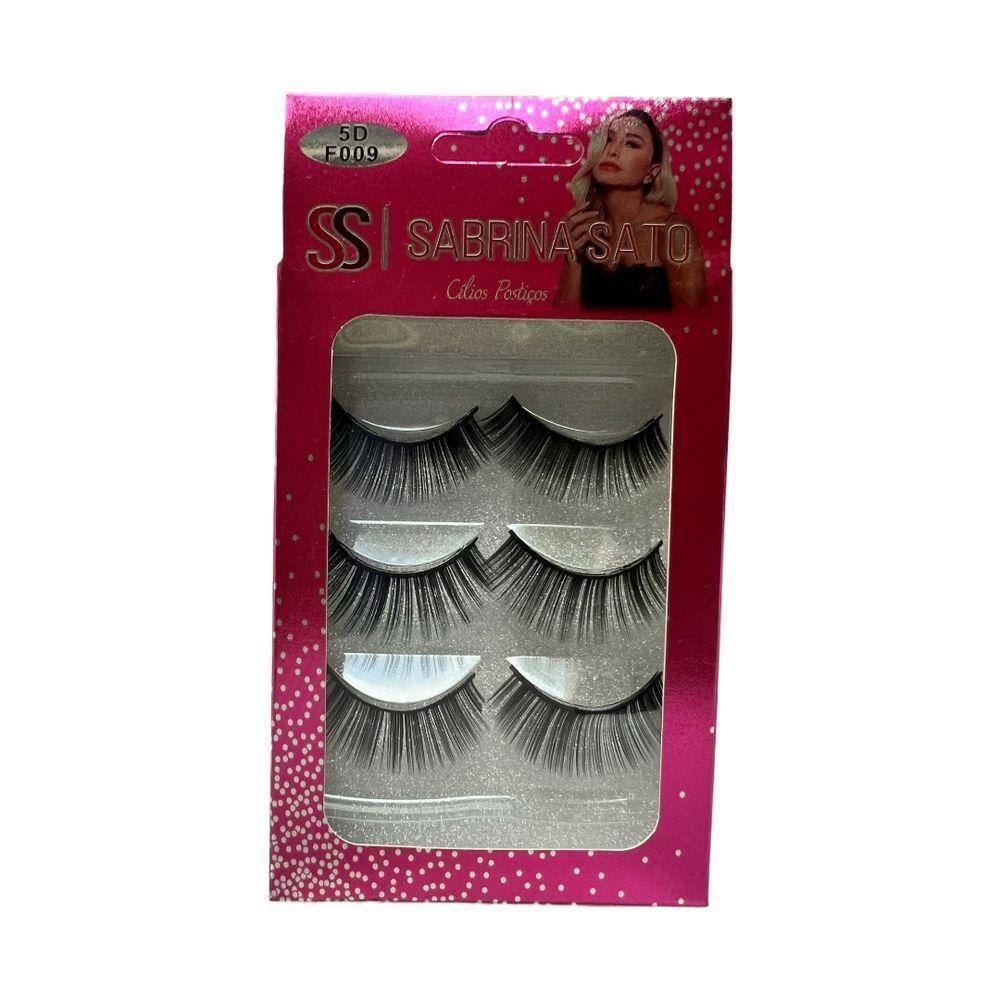 Sabrina Sato Kit Com 3 Pares De Cílios Postiços 5D Ss2138