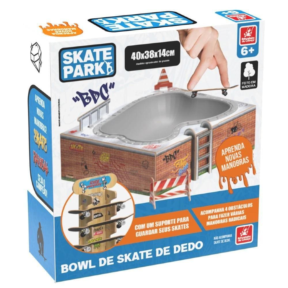 Hot Wheels Conjunto Skate De Dedo Arcade Skatepark