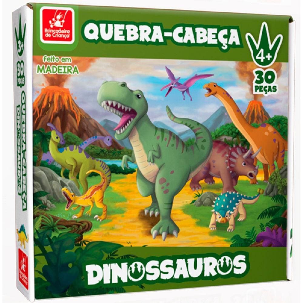 Quebra-Cabeça 3D - Raptor - Coleção Dinossauros - 36 peças