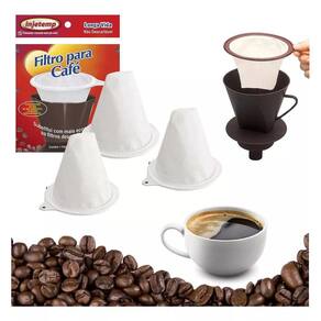 Coador Filtro Café Permanente Sem Uso De Papel 103 Kit 3 Uni