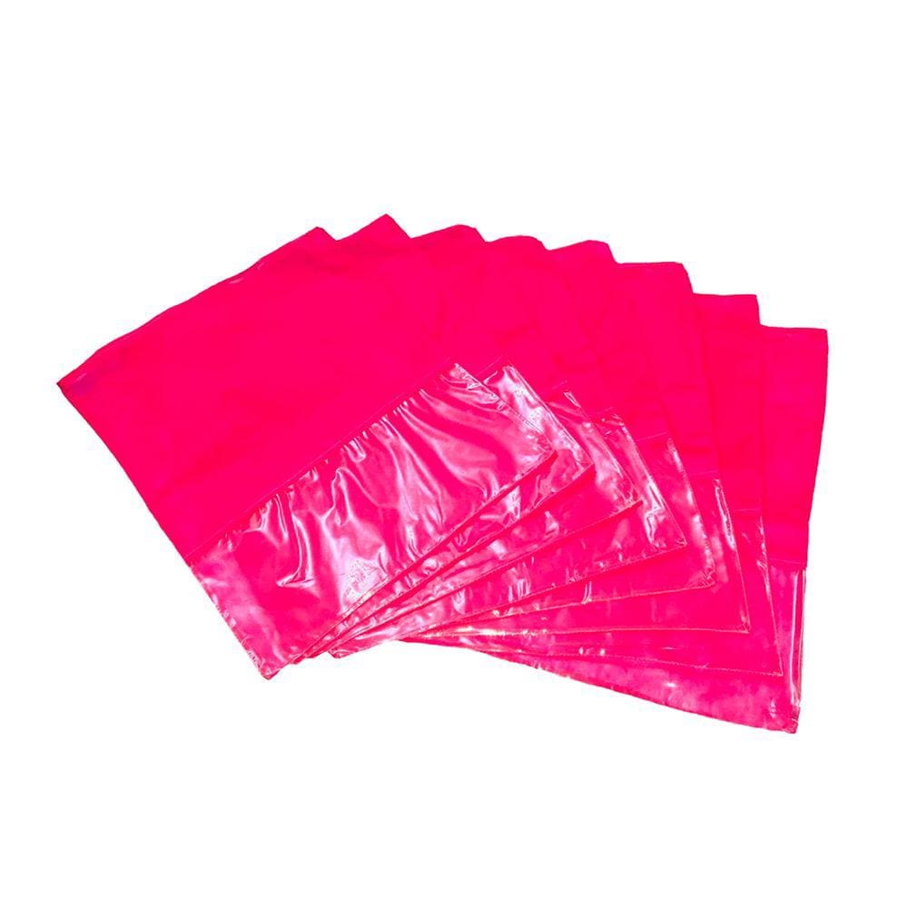 Sacos Para Sapatos Tnt C/ Zíper Kit Com 20 33cmx40cm Visor G - P - Pink
