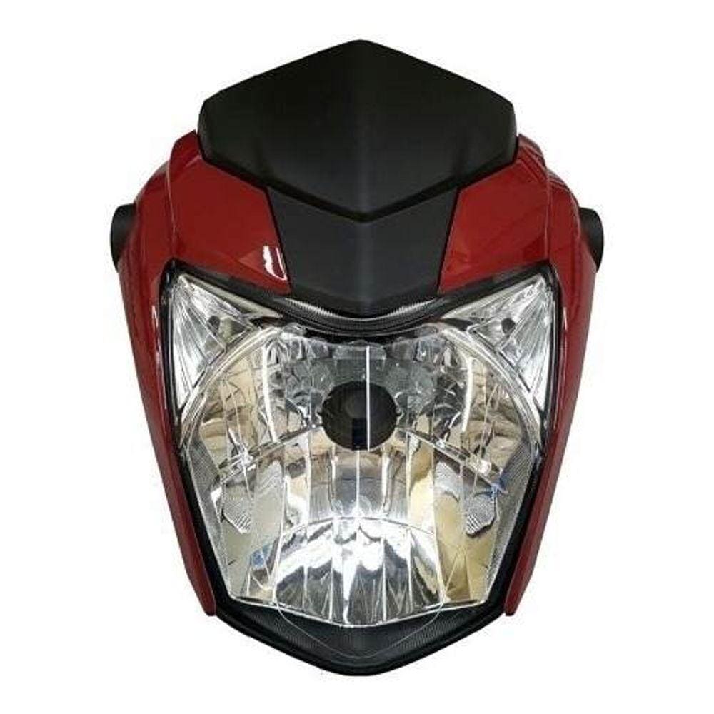 Carenagem + Farol Titan 160 ex 2016/2018 VEMELHO