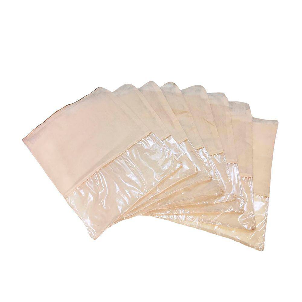 Sacos Para Sapatos Tnt Com Zíper C/visor G Compre 60 Leve 70 - Bege - G