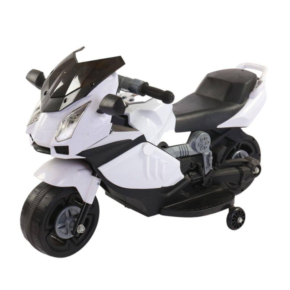 Mini Moto Elétrica Infantil Branca BW002BR