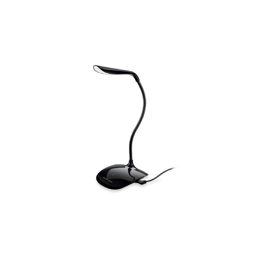 Luminária LED USB 3 Níveis De Luz Preta Multi - AC272