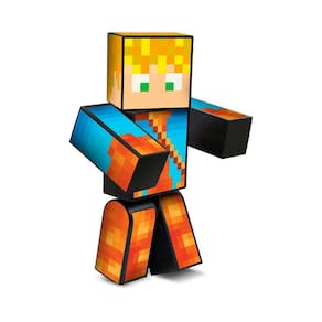 Bonecos Minecraft Youtubers George Lydia Lopers Problems