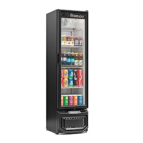 Refrigerador de Bebidas Gelopar Vertical 228 Litros Preto 127V GPTU-230