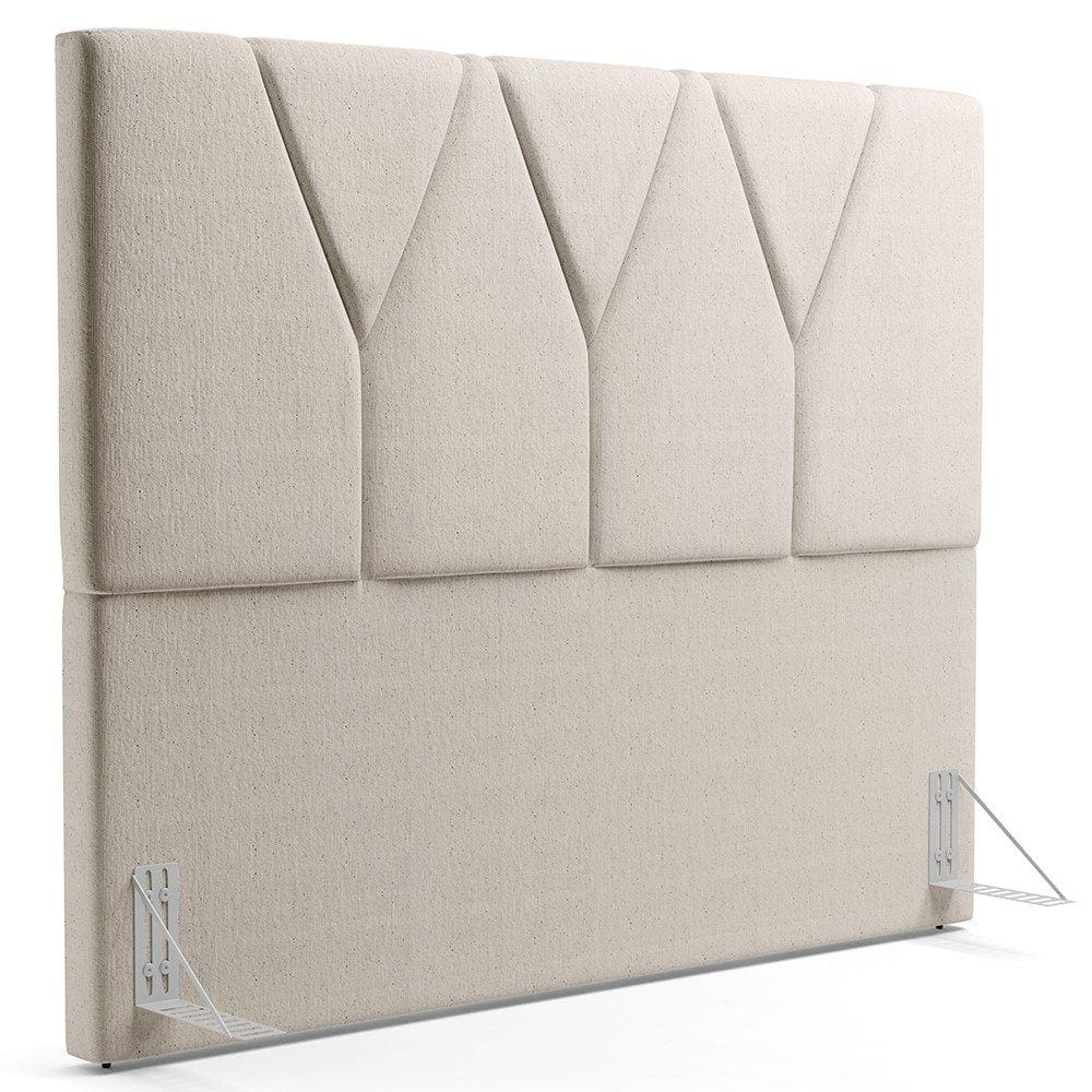 Cabeceira Cama Box Casal King 195cm Aura Linho W01 Cru - Mpozenato