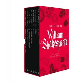 Box - Clássicos De William Shakespeare - Com 7 Marcadores De Páginas