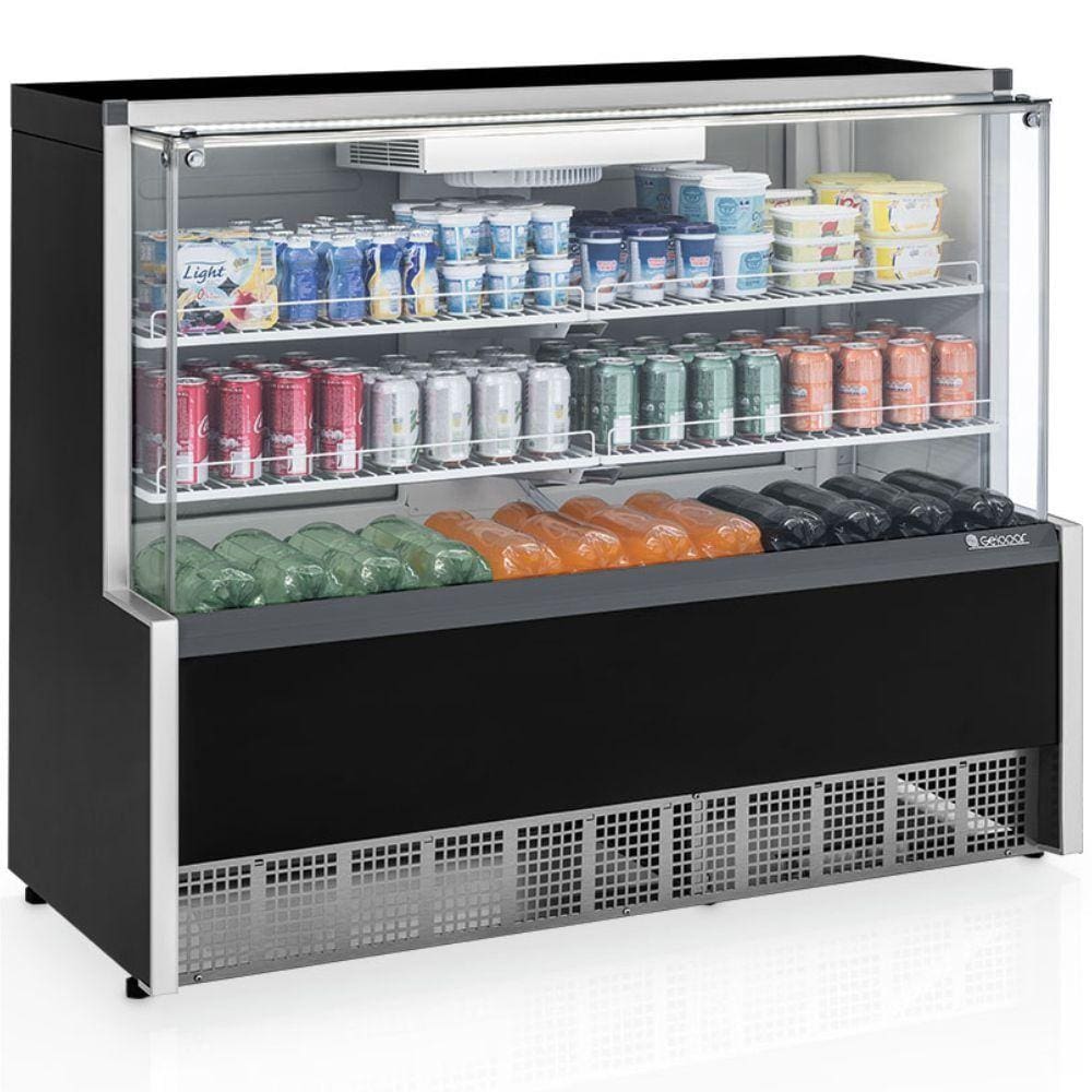 Vitrine Refrigerada Ar Forçado Aurora GPFA140RPR Gelopar