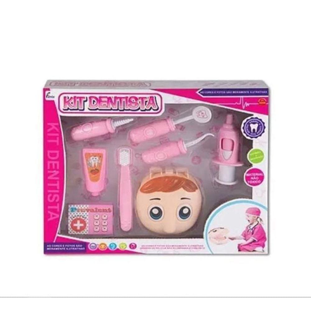 Kit Dentista Rosa - Fênix Dtc-524