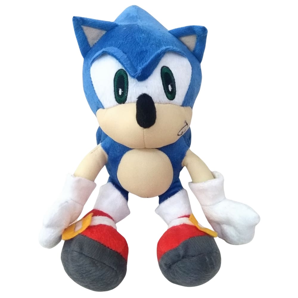 Sonic Azul Sonic Vermelho Sonic Preto - 3 Bonecos Grandes em