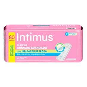 Protetor Diário Intimus Days Indicador De Troca 80 Unidade Leve Mais Pague Menos