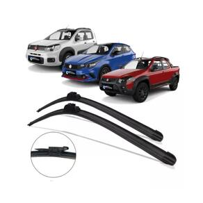 Par Palheta Limpador de Para Brisa Fiat uno 2015 2016 a 2018
