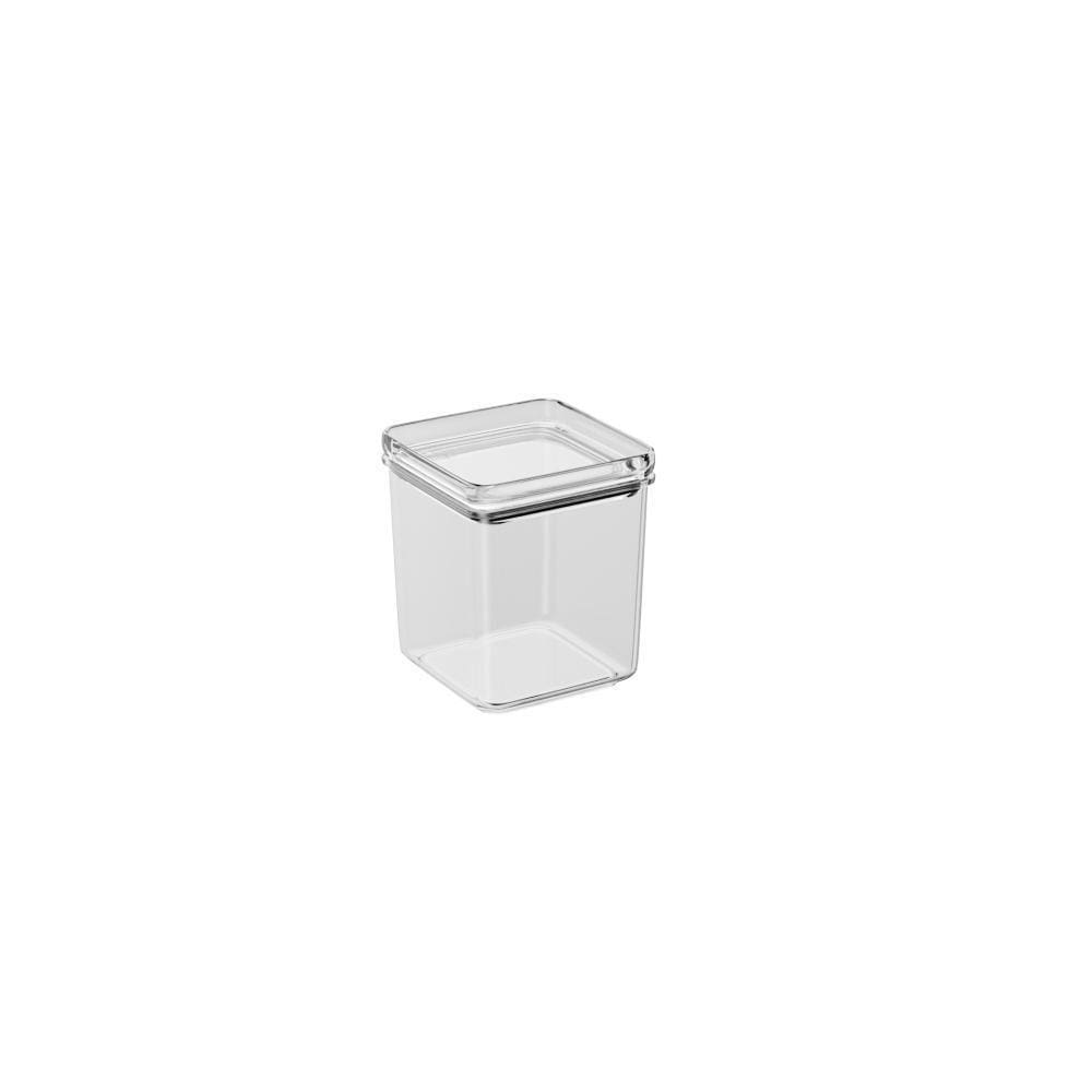 Pote Hermético Lyor My Box De Poliestireno Empilhável 12Cm