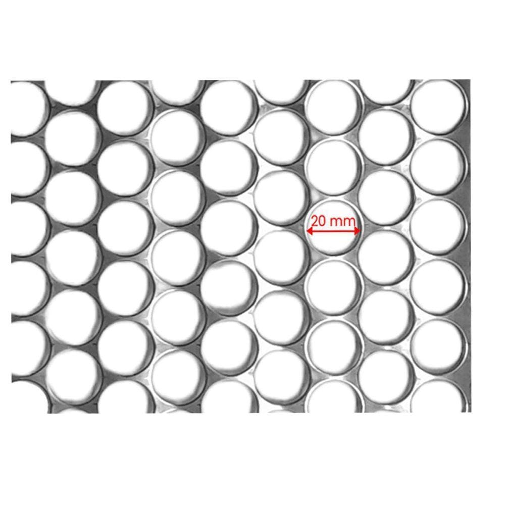 Tela Moeda Inox 55X24 Centímetros De Altura Grossa Reforçada