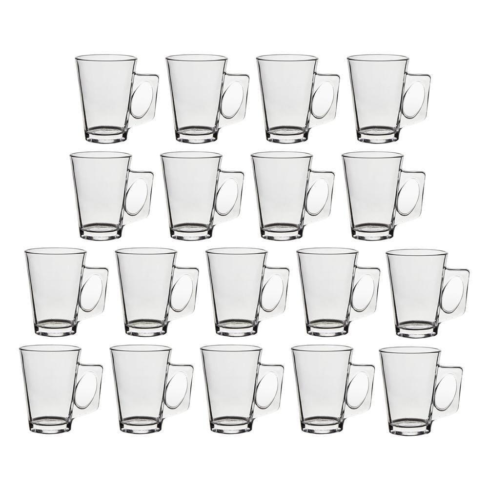 Jogo 12 Canecas De Vidro Casual 185Ml Class Home