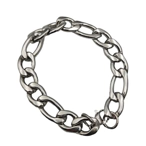 Pulseira Bracelete Masculina Largura 11mm de Aço Inox Resistente Grossa