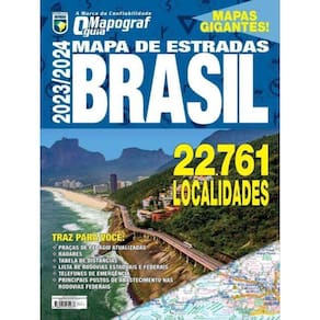 Guia Mapograf Mapa De Estradas Brasil 2023/2024 - Gigante