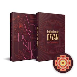 Kit Blavatsky + Adesivo (A Voz Do Silêncio + Estâncias De Dzyan)