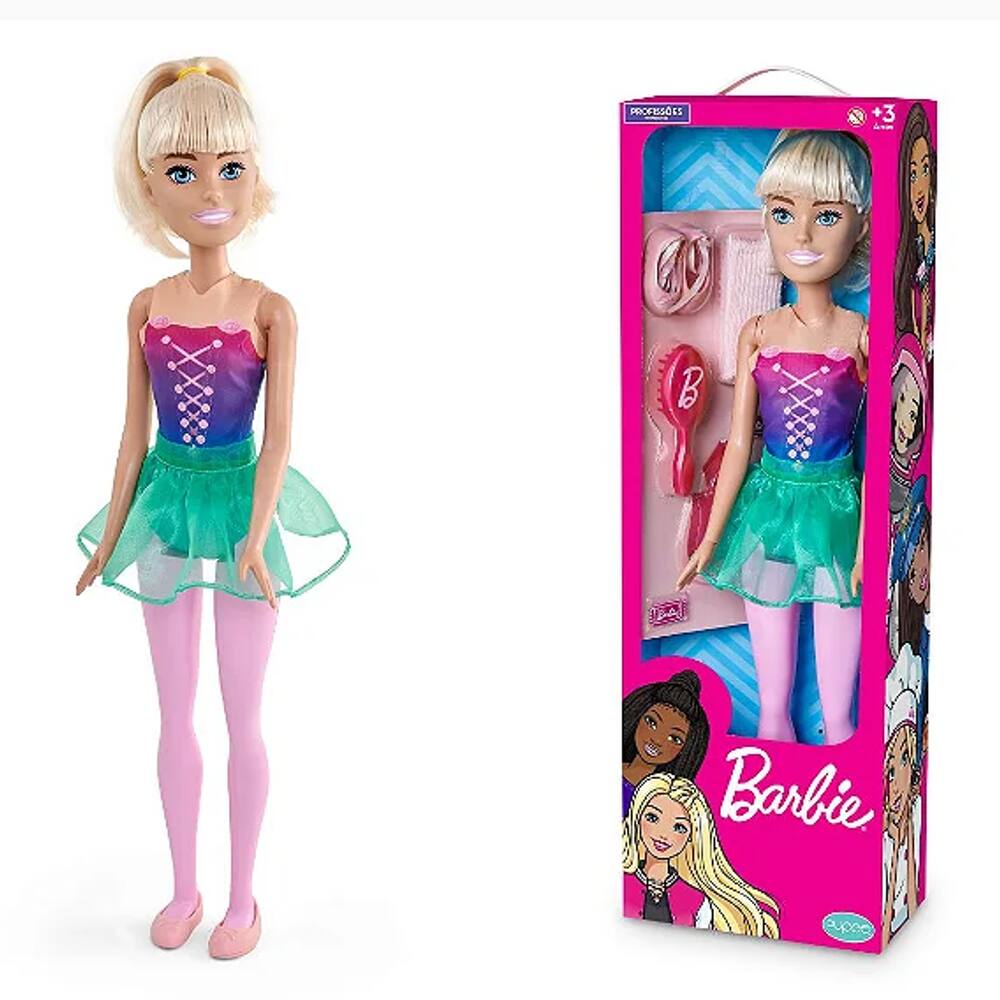 Barbie Bailarina - Desenhos para Colorir - Brinquedos de Papel