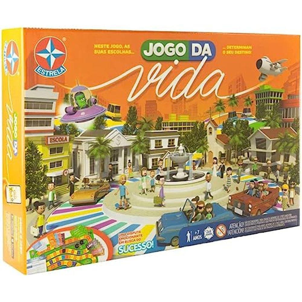 Jogo da Vida Disney Princesa Estrela 7+