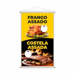 Banner Frango Assado e Costela Assada Comida Grande