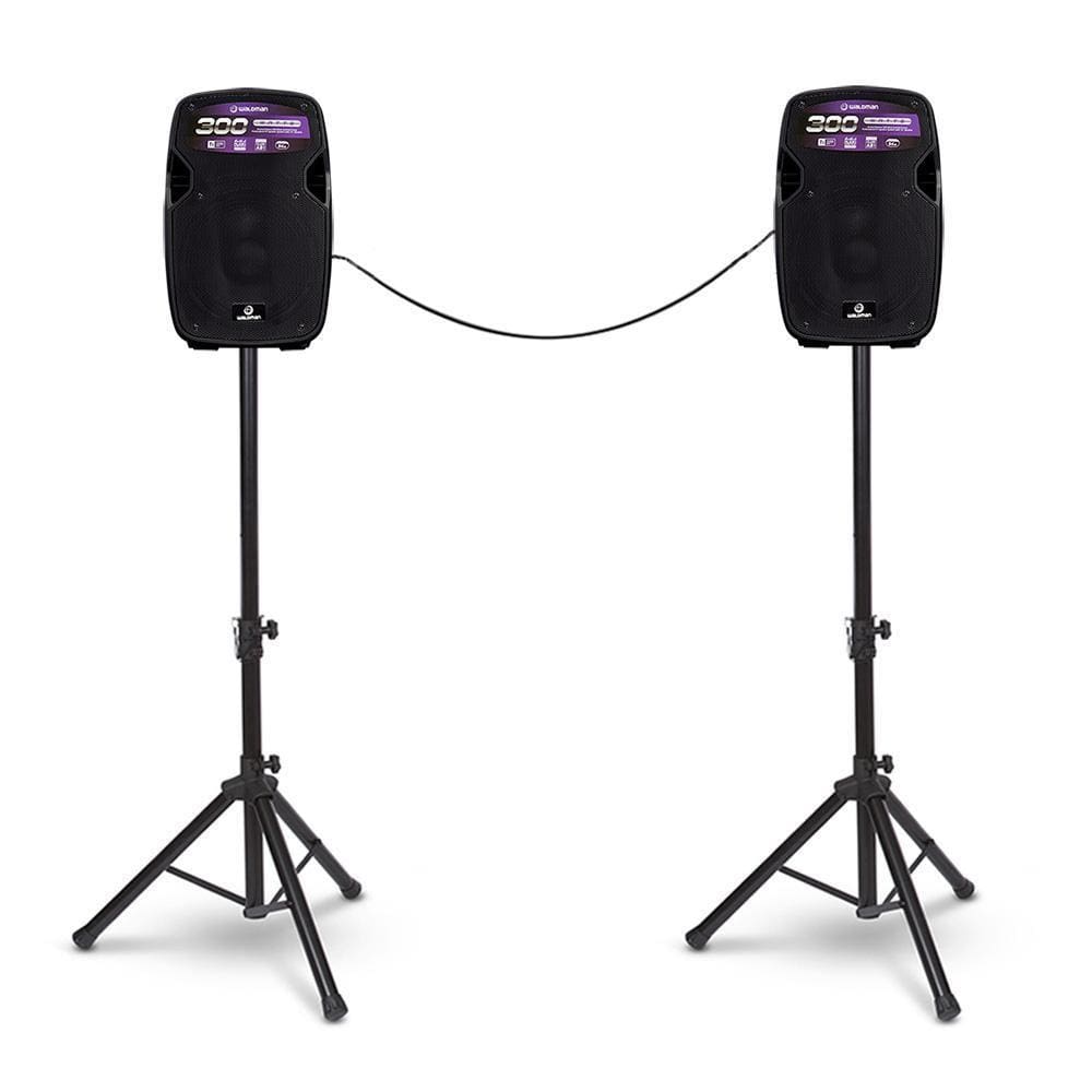 Kit Caixa Acústica Waldman Flex Kit Fk-300X 300W Com Suporte