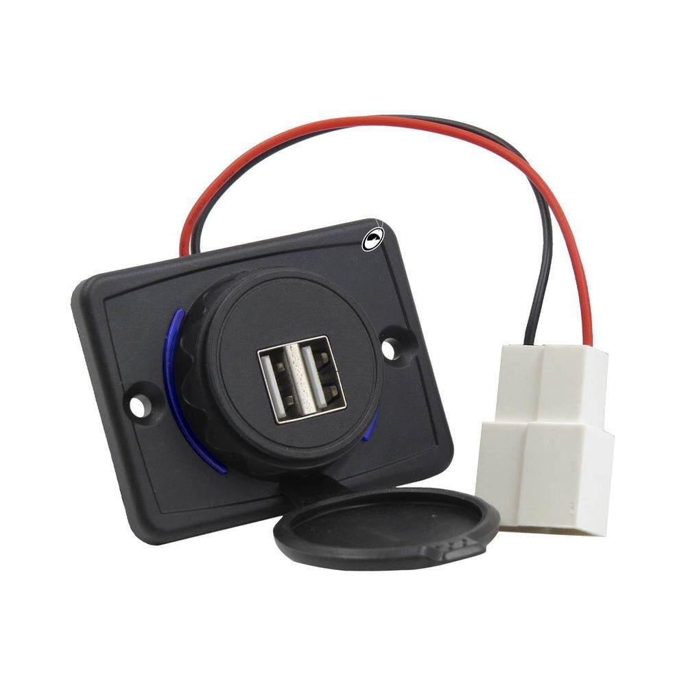 Carregador Tomada Usb Dupla Automotivo Orbe 9V A 36V Entrada