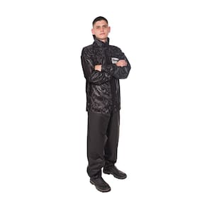 Conjunto Capa de Chuva PVC Elite Impermeável Camuflada Tam P Pioneira