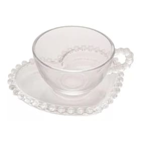 Jogo de Xícaras de Chá 180ml Wolff Mesa Pearl - 4 Peças