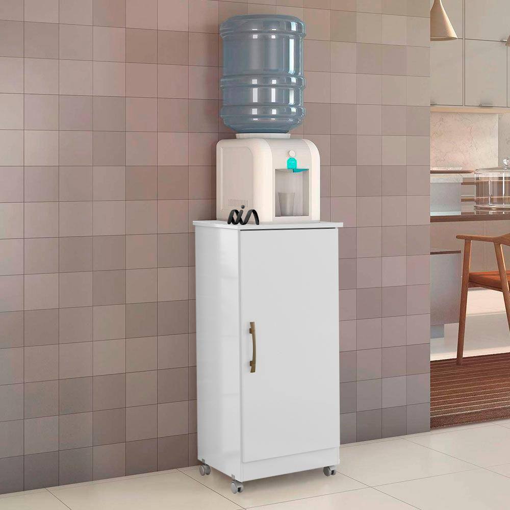 Balcão Multiuso 1 Porta Branco Halma Shop Jm - Branco