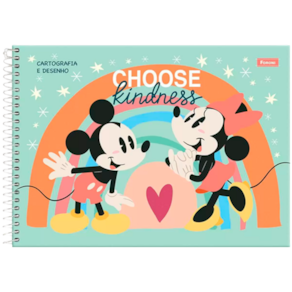 Caderno de desenho e cartografia Foroni Mickey Vintage