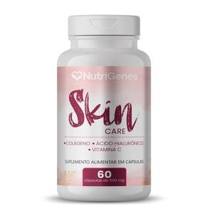 Ácido Hialurônico Com Colágeno Verisol 60 Cápsulas 500mg Nutrigenes