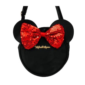 Bolsa Tiracolo Circular Rosto Assinatura Minnie 22X6X22Cm