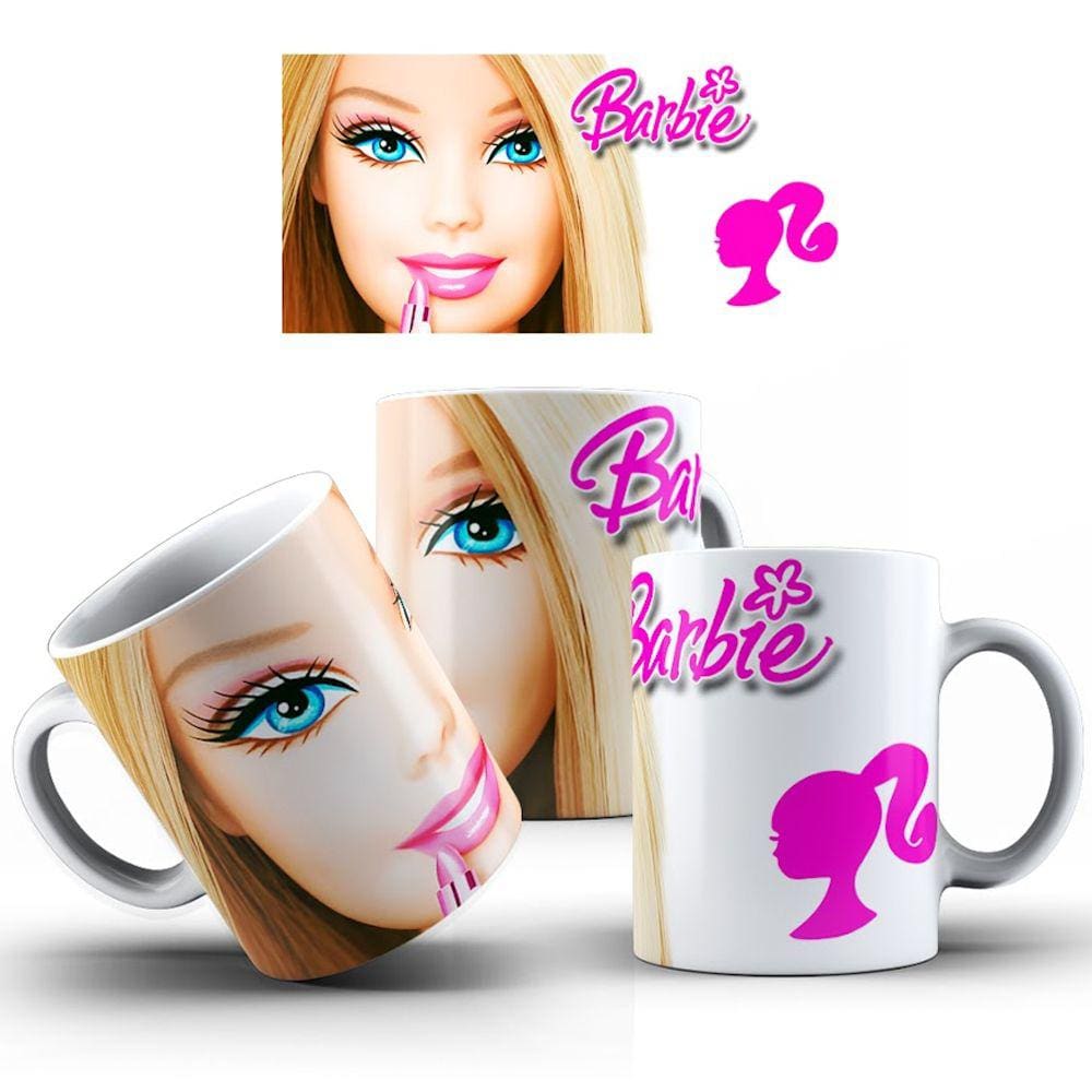 Caneca Boneca Barbie 325ml