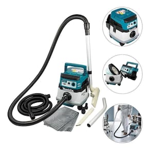 Aspirador De Pó E Líquido 36V 8 Litros Sem Bateria E Carregador Com Aws E Filtro Hepa Makita Dvc864Lz