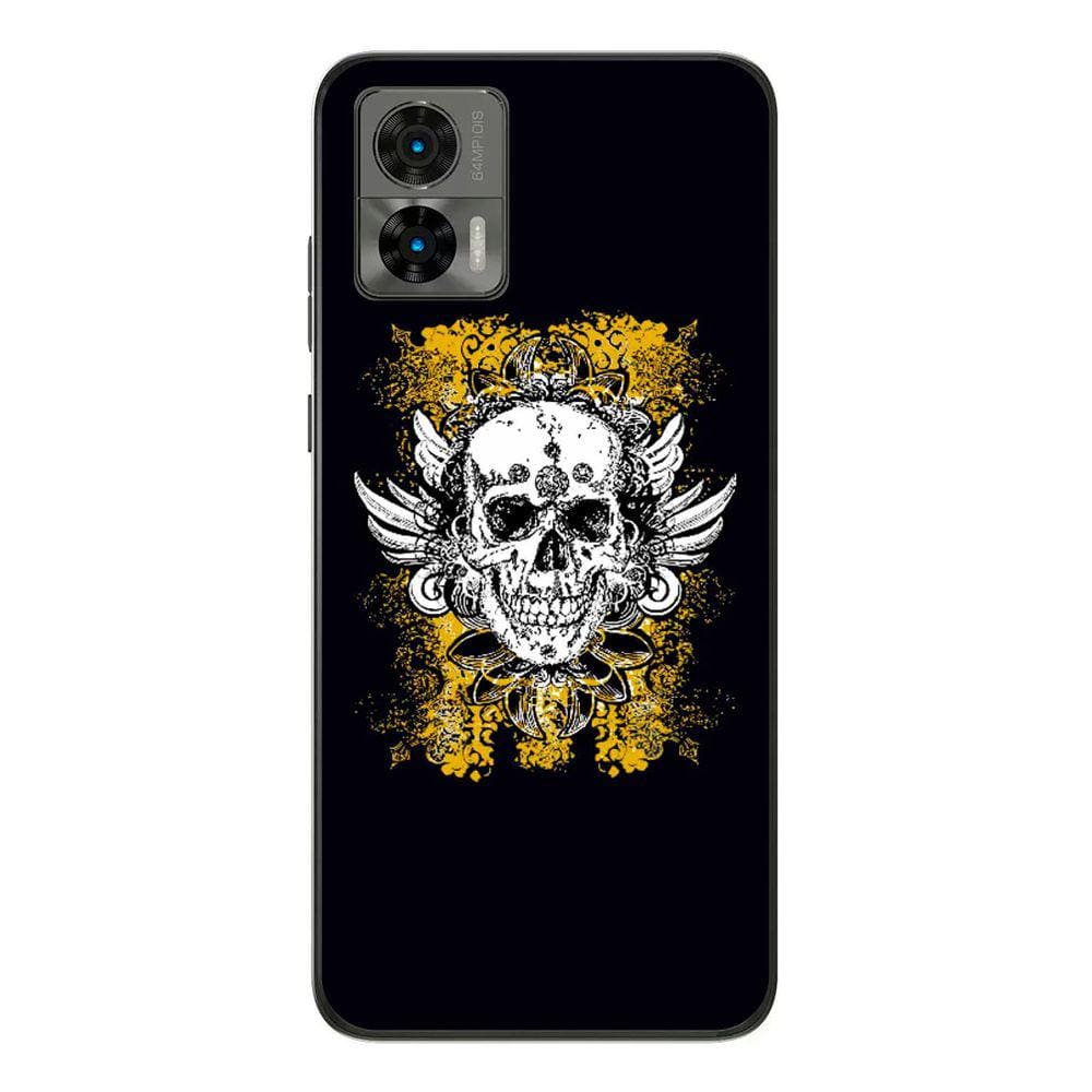 Capa Adesivo Skin374 Verso Para Motorola Moto Edge 30 Neo