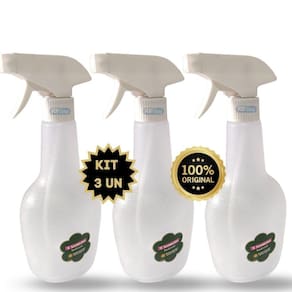 Kit 3 Borrifador Pulverizador Multiuso Plastico Sanremo
