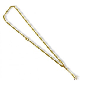 Corrente Com Pingente ExuTridente Dourado 3,40 Cm
