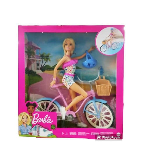 Boneca Barbie Passeio De Bicicleta Mattel - HBY28