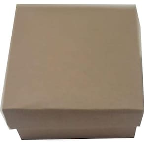 Caixa Tampa e Fundo Kraft 8,0x8,0x4,0 cm 50 unidades