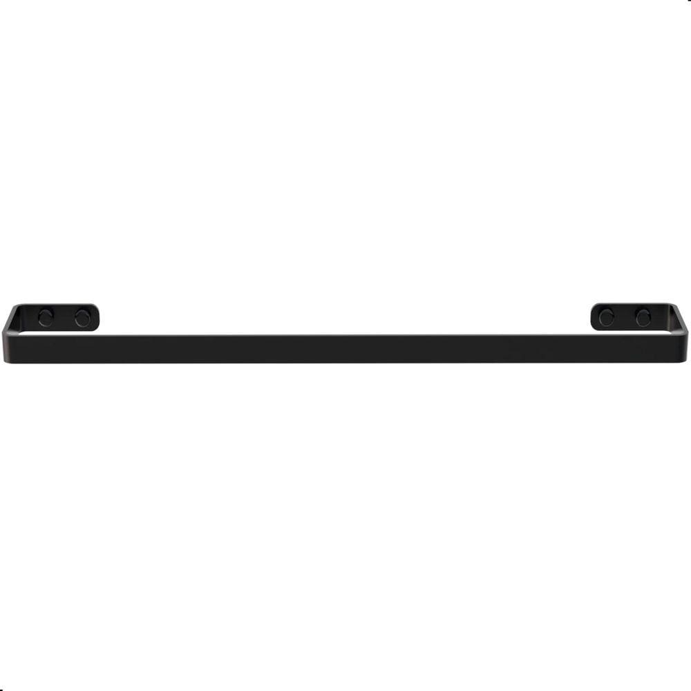 Suporte Pendurador Porta Toalha de Banho Banheiro Preto Zmt